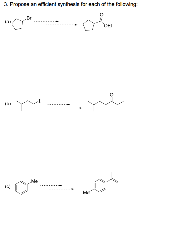 Solved Propose An Efficient Synthesis For Each Of The | Chegg.com