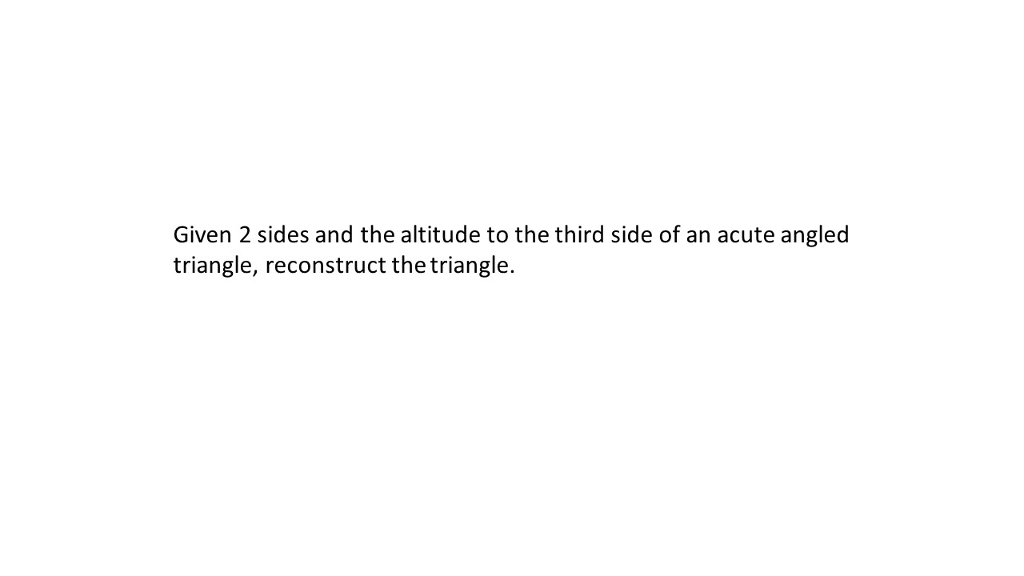 find altitude of triangle given 3 sides