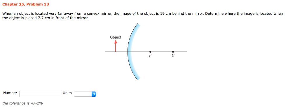 Solved When an object is located very far away from a convex | Chegg.com