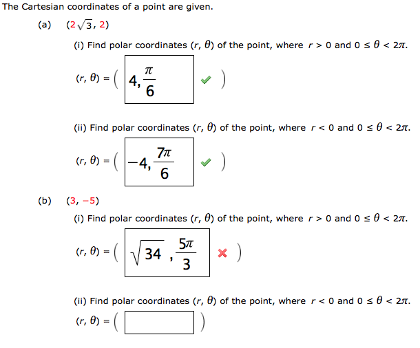 Finding polar shop coordinates from cartesian