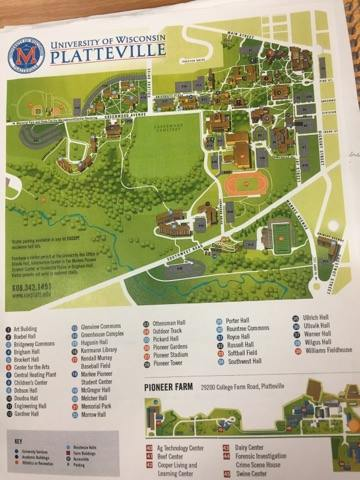 Uw Platteville Campus Map - China Map Tourist Destinations