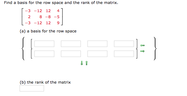 Solved Find a basis for the row space and the rank of the | Chegg.com