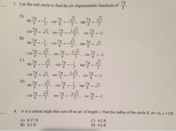 solved-use-the-unit-circle-to-find-the-six-trigonometric-chegg