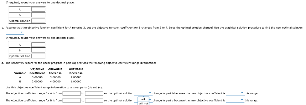Consider the following linear program: Max 3A 2B s.t | Chegg.com