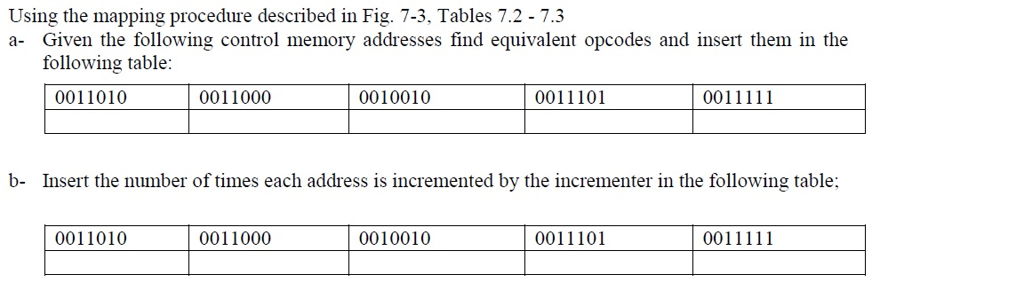 Solved Computer Architecture 5 G Using The Mapping Procedure Chegg Solved Computer Architecture 5 G Using The Mapping Procedure Chegg
