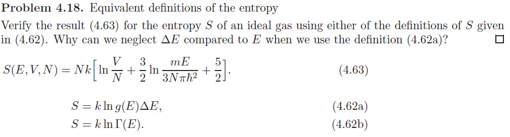 absolute entropy of ideal gas