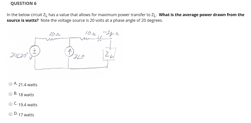 solved-question-6-in-the-below-circuit-zl-has-a-value-that-chegg