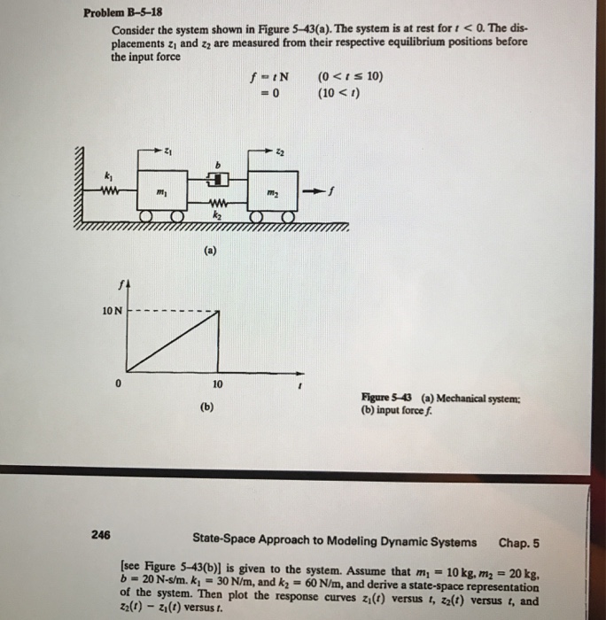Solved Problem B-5-18 Consider the system shown in Figure | Chegg.com