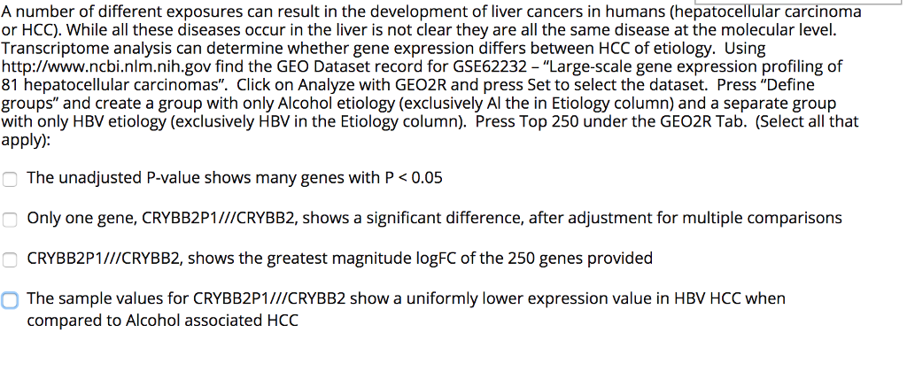 Solved DNA Microarray technology can be used to (select all | Chegg.com