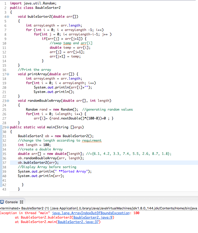 1 import java.util.Random; 2 public class | Chegg.com