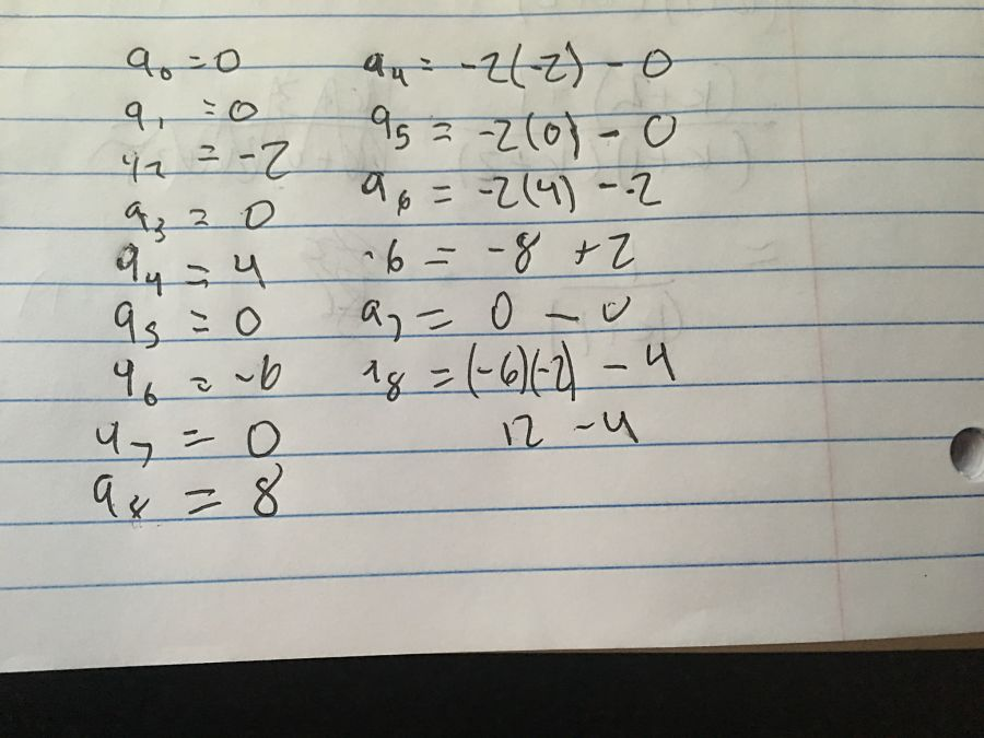 Find a closed form representation of the following Chegg