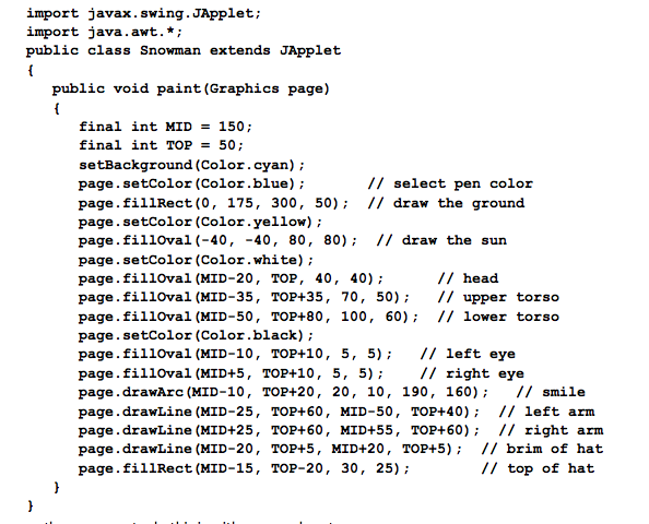 Solved Write a JApplet that draws a picture of a flower in | Chegg.com