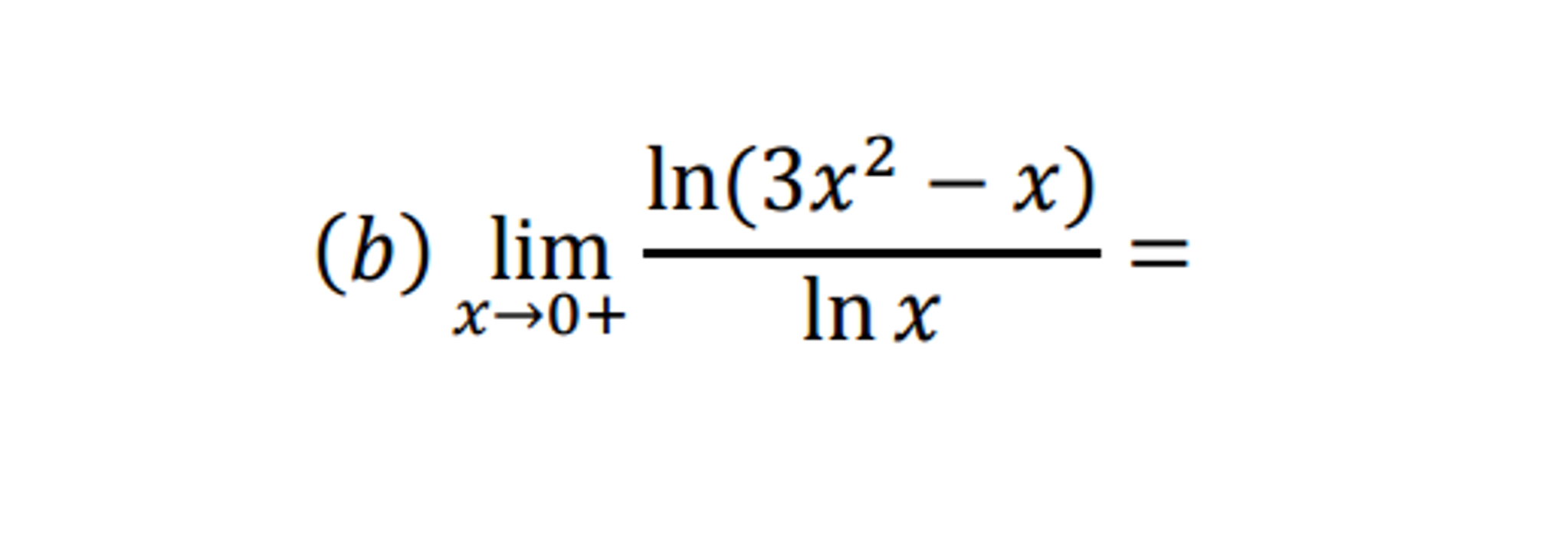 Solved Use l'hopitals rule to evaluate the limit lim_x | Chegg.com