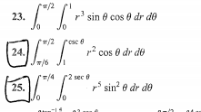 integration of sin theta cos theta limit 0 to pi 2