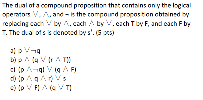 solved-the-dual-of-a-compound-proposition-that-contains-only-chegg