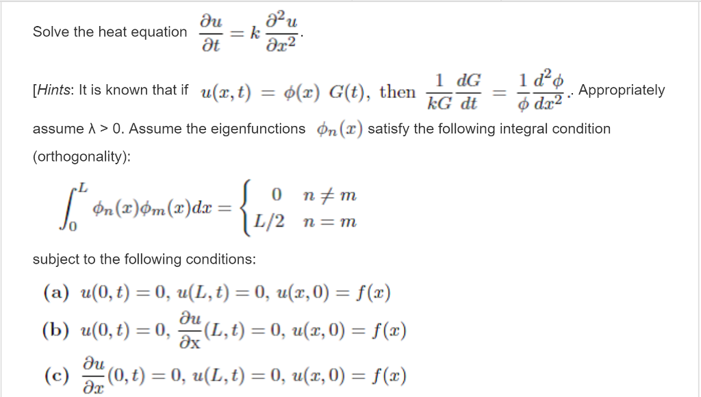 Solved I only need a solution for part c). Im confused for | Chegg.com