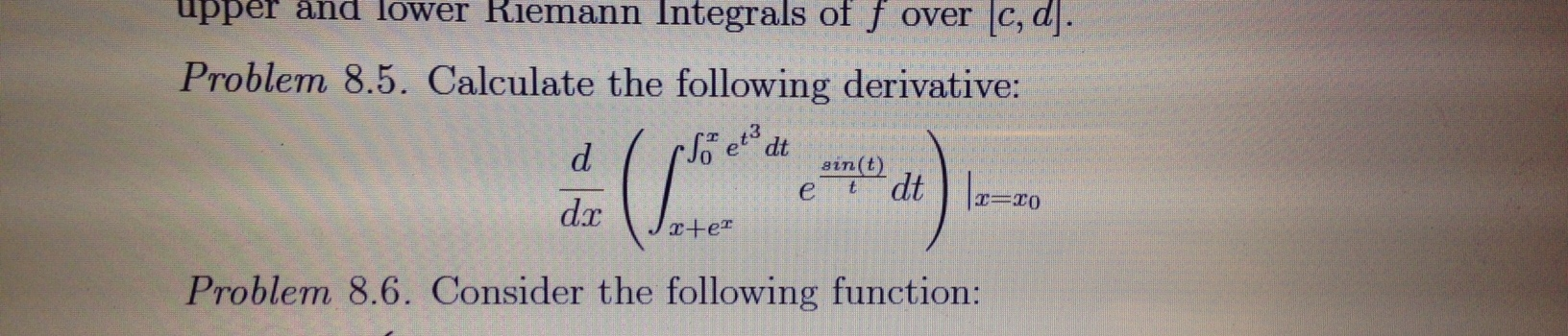 d dx integral x to x 3 sin t 2 dt