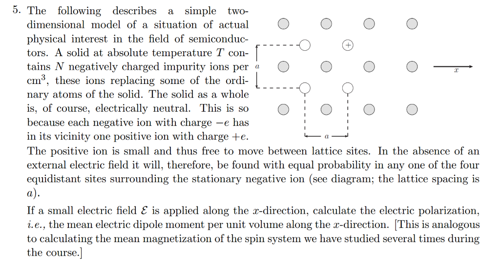Solved The following describes a simple two dimensional | Chegg.com