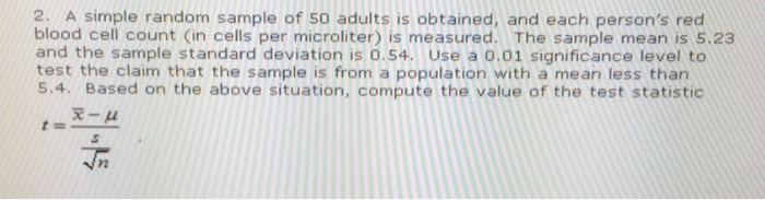 Solved A simple random sample of 50 adults is obtained, and | Chegg.com