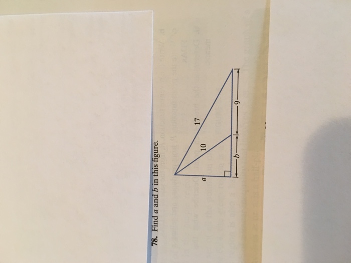 Solved Find A And B In This Figure. | Chegg.com