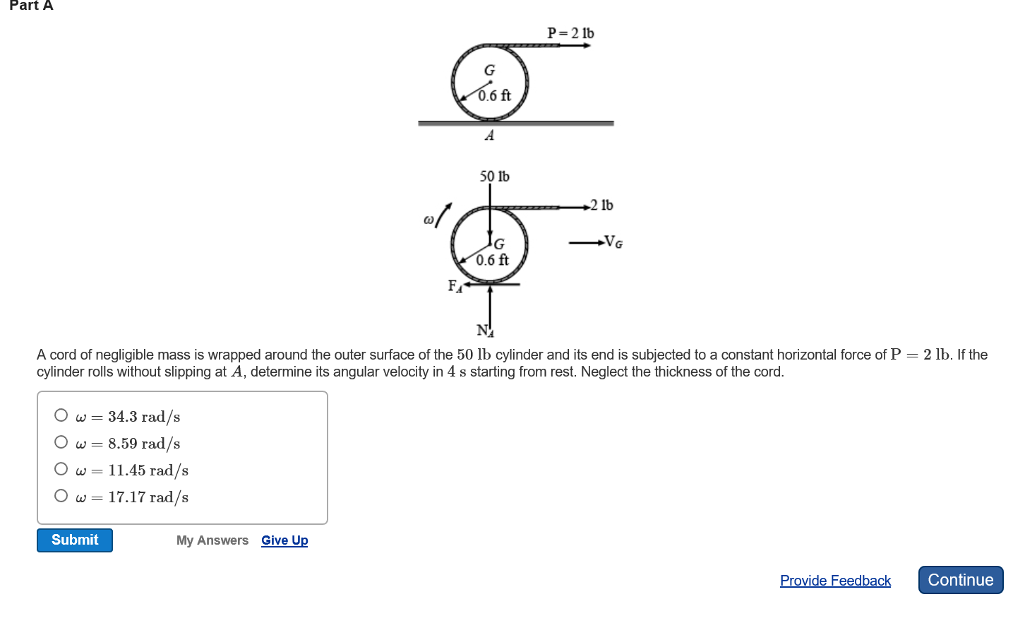 solved-a-cord-of-negligible-mass-is-wrapped-around-the-chegg