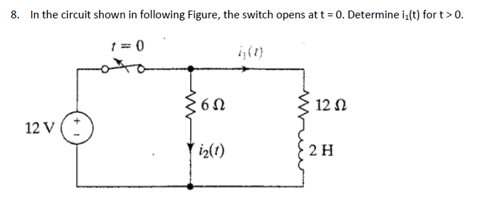 Solved 8. In The Circuit Shown In Following Figure, The | Chegg.com