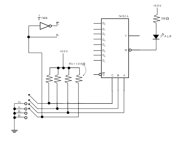 Assume that the input of the 7404 in the figure was | Chegg.com