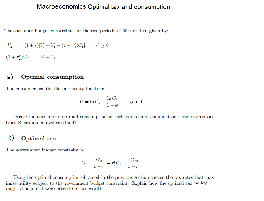 solved-the-consumer-budget-constraints-for-the-two-periods-chegg