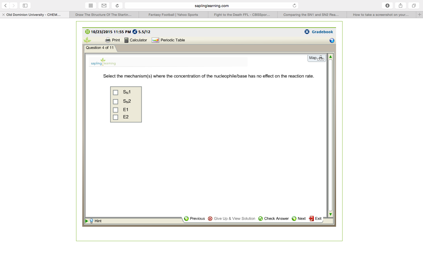 Solved Select the mechanism(s) where the concentration of | Chegg.com