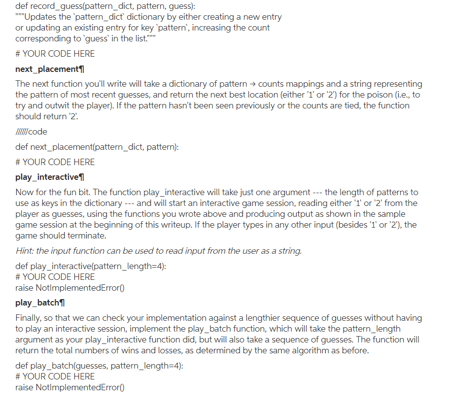 locane Powder, Data Structure in python I am stuck | Chegg.com