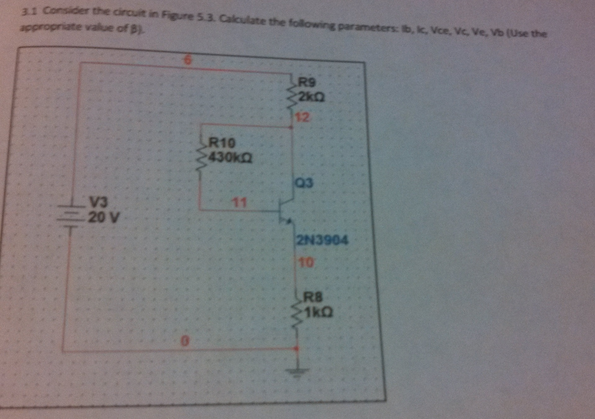 Solved Consider The Circuit In Figure 5.2. Calculate The | Chegg.com