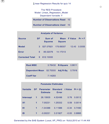 Solved I NEED THIS DONE ASAP a) Find the E(Y) when the | Chegg.com