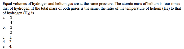 helium gas formula