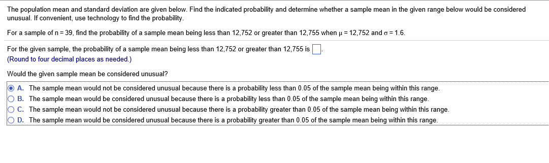 solved-the-population-mean-and-standard-deviation-are-given-chegg