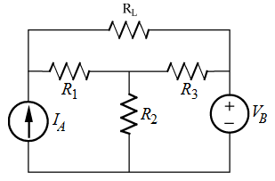 Solved IA = 9 mA , VB = 9 V , R1 = 4 kΩ , R2 = 4 kΩ , and R3 | Chegg.com