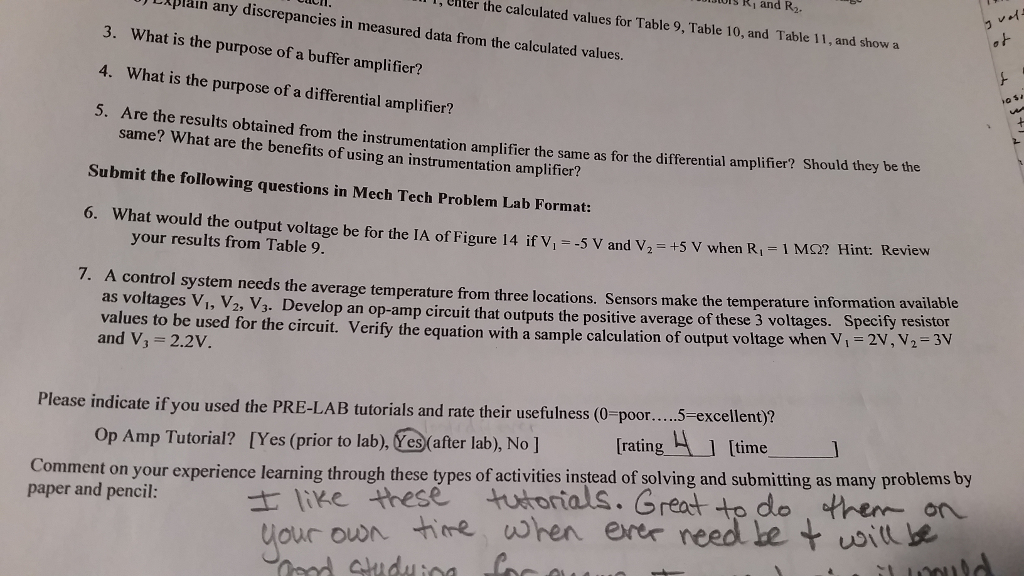 Solved What Is The Purpose Of A Buffer Amplifier What Is Chegg