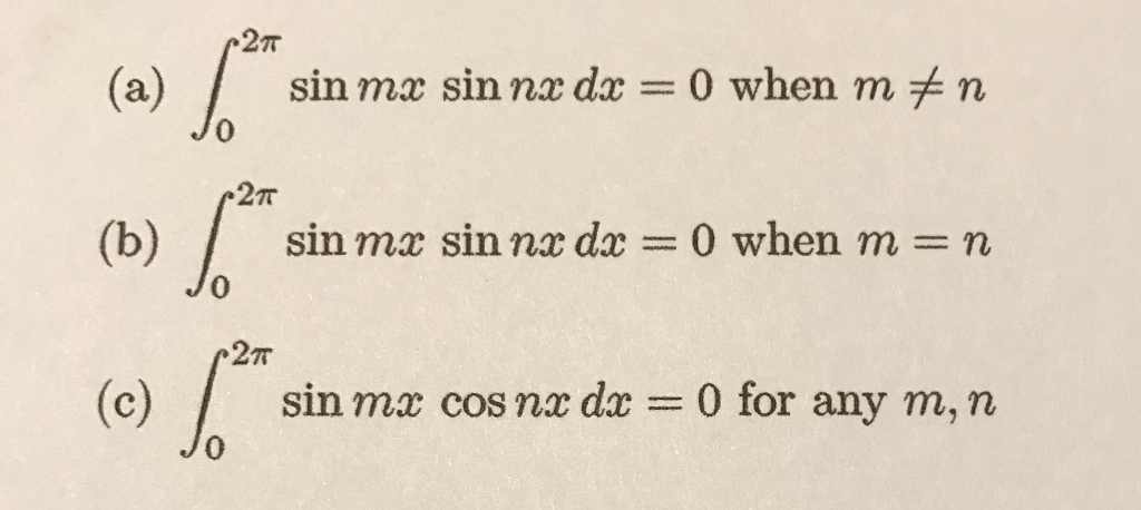 integration of sin nx dx from 0 to pi 2