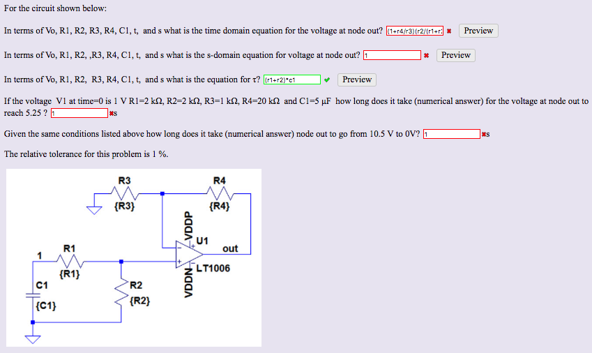 Solved For the circuit shown below In terms of Vo, R1, R2, | Chegg.com
