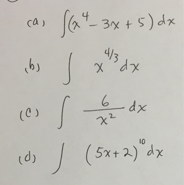 integration of 3x 4 x 2 6x 5 dx