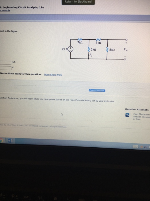 Solved Find Io and Vo in the circuit in the figure A) | Chegg.com
