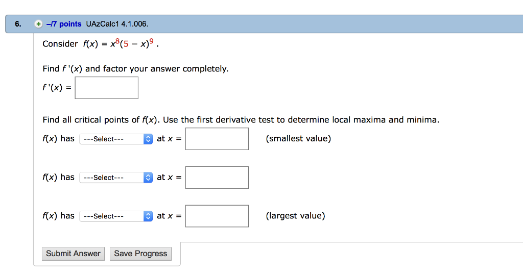 solved-consider-f-x-x-8-5-x-9-find-f-x-and-factor-chegg