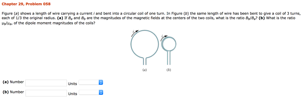 Solved Chapter 29, Problem 058 Figure (a) shows a length of | Chegg.com