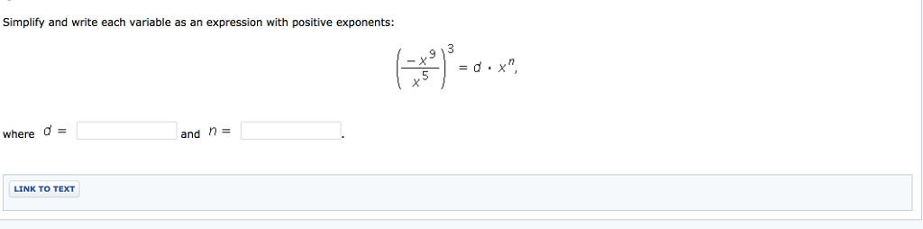 Solved Simplify and write each variable as an expression | Chegg.com