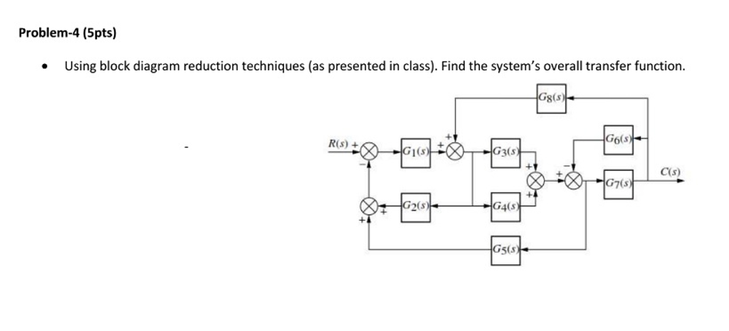 Solved Using Block Diagram Reduction Techniques As Chegg Solved Using Block Diagram Reduction Techniques As Chegg