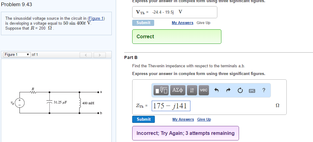 Solved The sinusoidal voltage source in the circuit in | Chegg.com