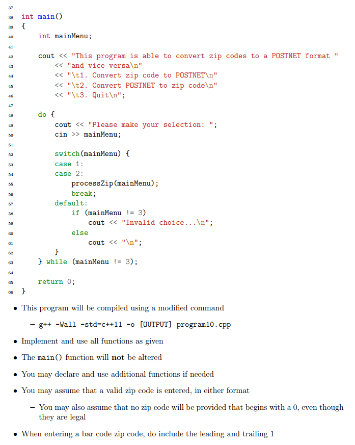 Solved C++ - Please read the entire post, and my question | Chegg.com