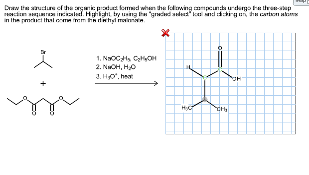 Solved Draw the structure of the organic product formed when | Chegg.com