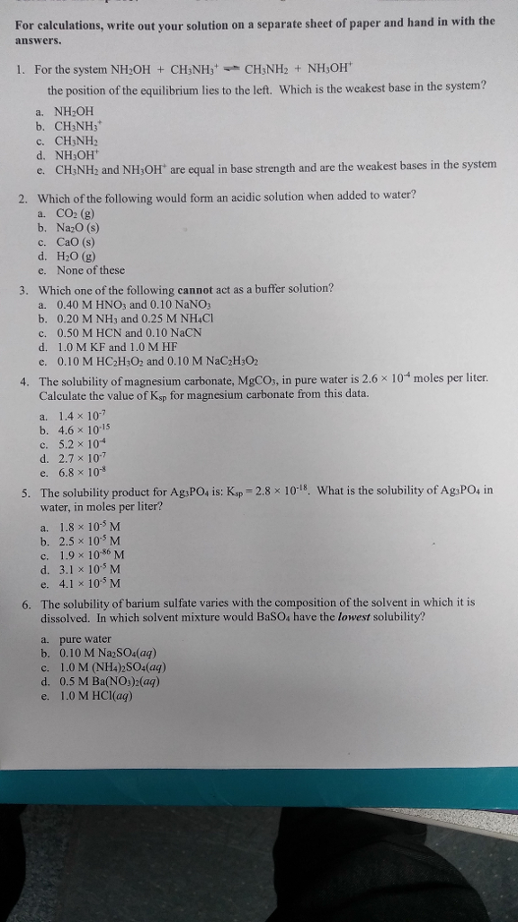 Solved For The System NH 2OH Chegg Solved for the system nh 2oh chegg