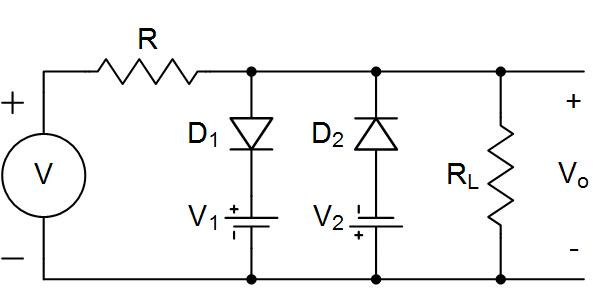 Solved For the diode circuit shown, what will the output | Chegg.com