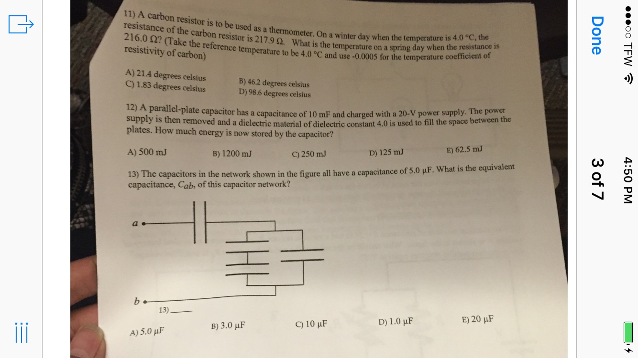 solved-a-carbon-resistor-is-to-be-used-as-a-thermometer-on-chegg